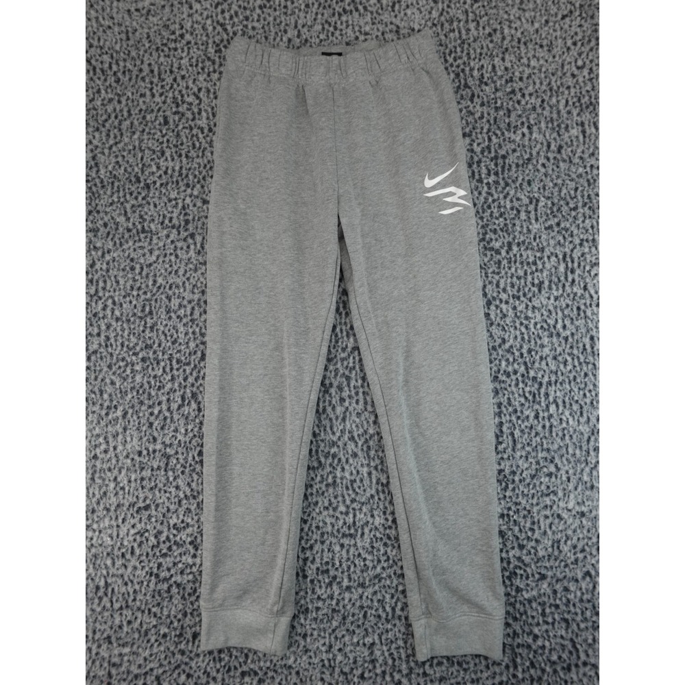Nike 3Brand Joggers Mens Large Gray Excellent Graphic Swoosh Sweatpants